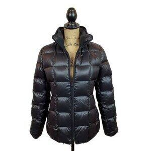 Ralph Lauren Black Label Goose Down Beneden Puffer Black Womens Winter Coat